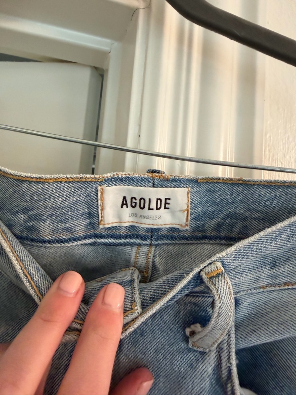 AGOLDE 90s Pinch Waist High Rise Straight Jean - Picture 5 of 5